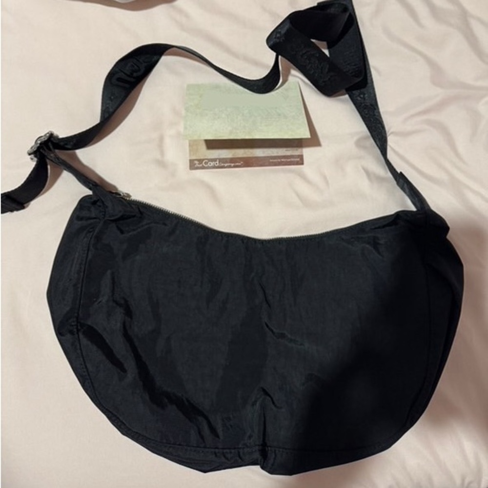 BAGGU Black Collina Strada Medium Crescent NWT